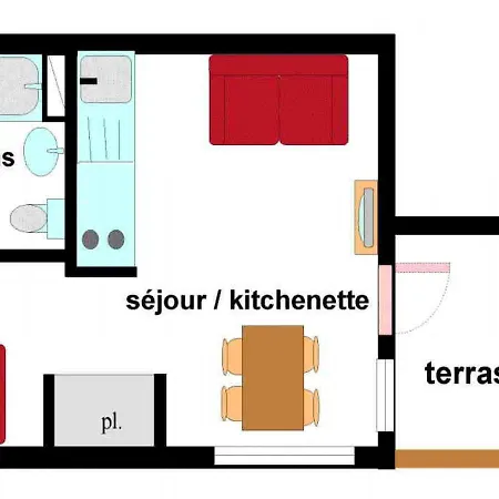 Studio Lanslevillard, 1 Pièce, 3 Personnes - Fr-1-508-197
